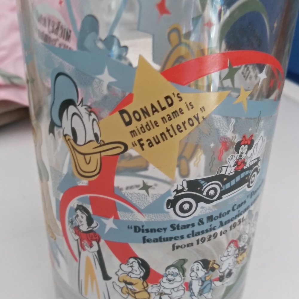 Collectible Mickey Mouse glass